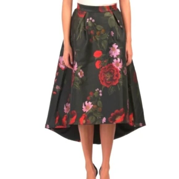 Hutch High-Low Floral Jacquard Skirt Medium NWT - Picture 1 of 7